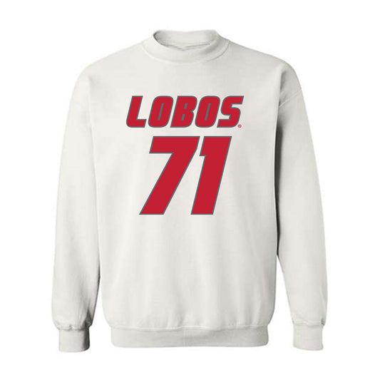 New Mexico - NCAA Football : Danzel Newell - Classic Shersey Crewneck Sweatshirt-0