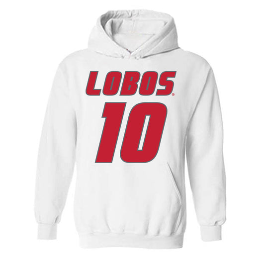 New Mexico - NCAA Football : Darren Agu - Classic Shersey Hooded Sweatshirt-0