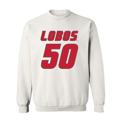 New Mexico - NCAA Football : Ricklan Holmes II - Classic Shersey Crewneck Sweatshirt-0