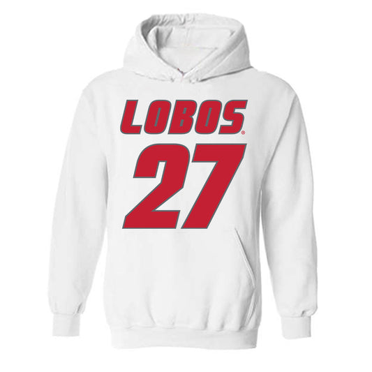 New Mexico - NCAA Football : Brannon Hampton - Classic Shersey Hooded Sweatshirt-0