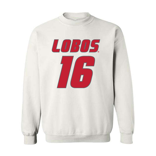 New Mexico - NCAA Football : Mercury Swaim - Classic Shersey Crewneck Sweatshirt-0