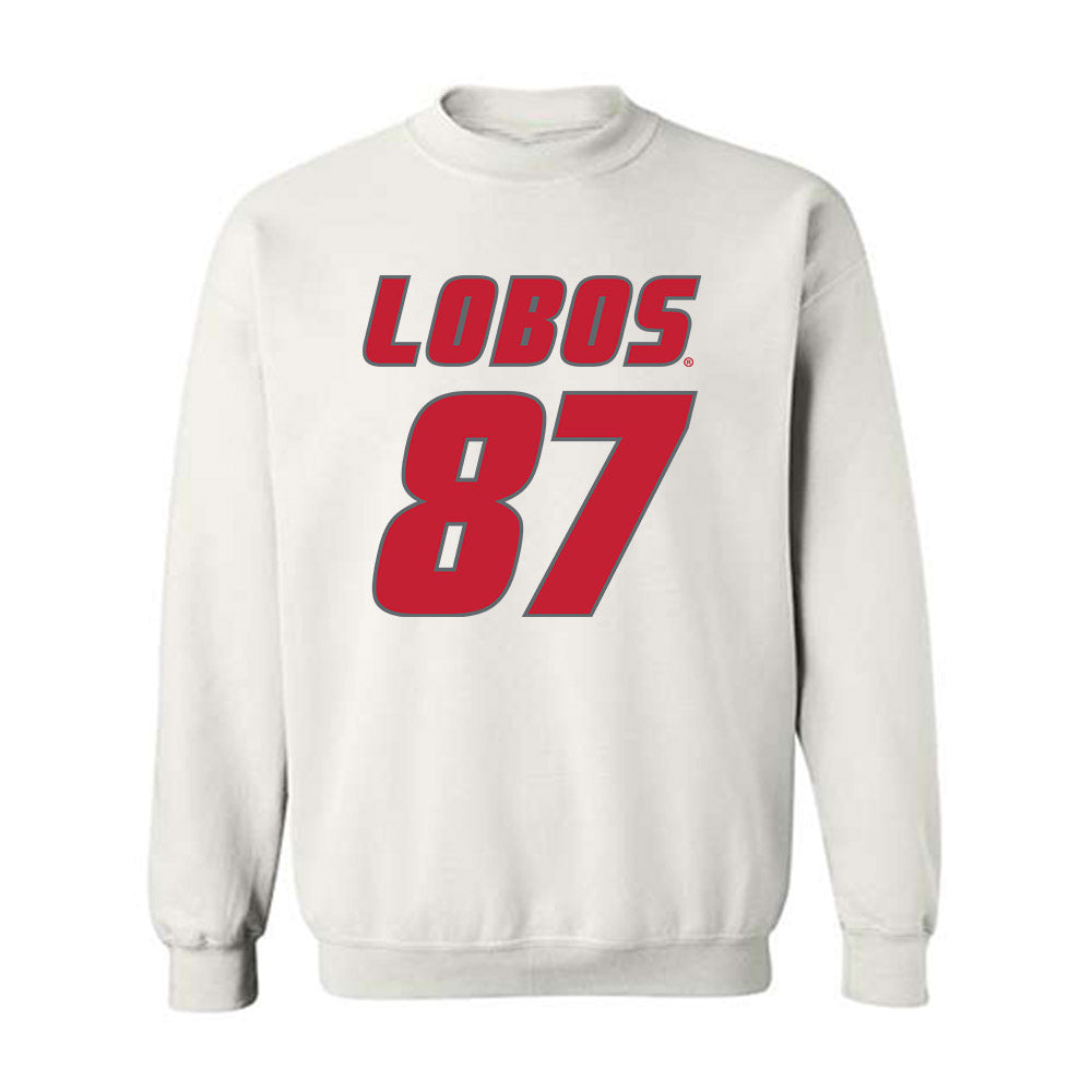 New Mexico - NCAA Football : Abraham Williams - Classic Shersey Crewneck Sweatshirt-0