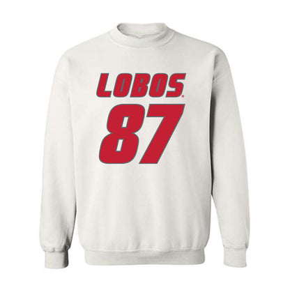 New Mexico - NCAA Football : Abraham Williams - Classic Shersey Crewneck Sweatshirt-0