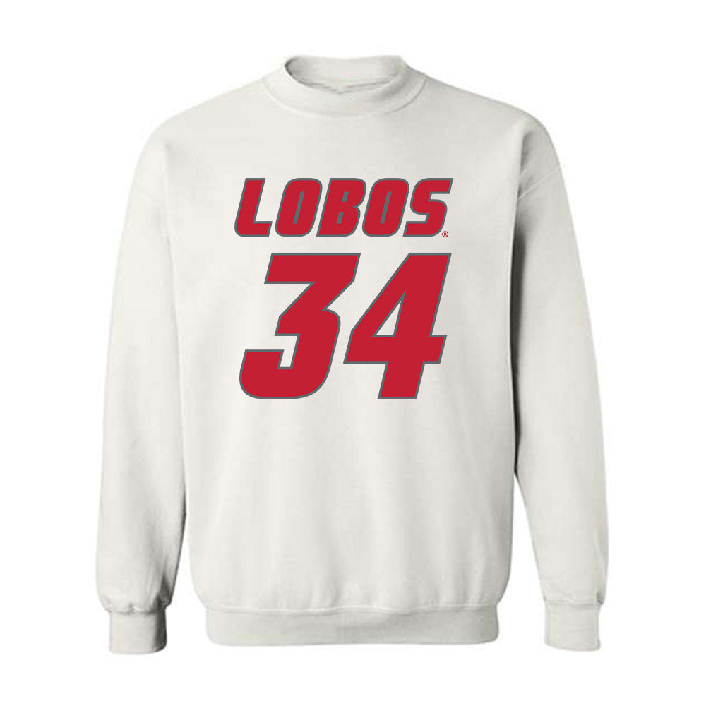 New Mexico - NCAA Football : Broden Schmidt - Classic Shersey Crewneck Sweatshirt-0