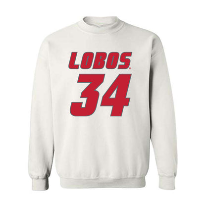 New Mexico - NCAA Football : Broden Schmidt - Classic Shersey Crewneck Sweatshirt-0