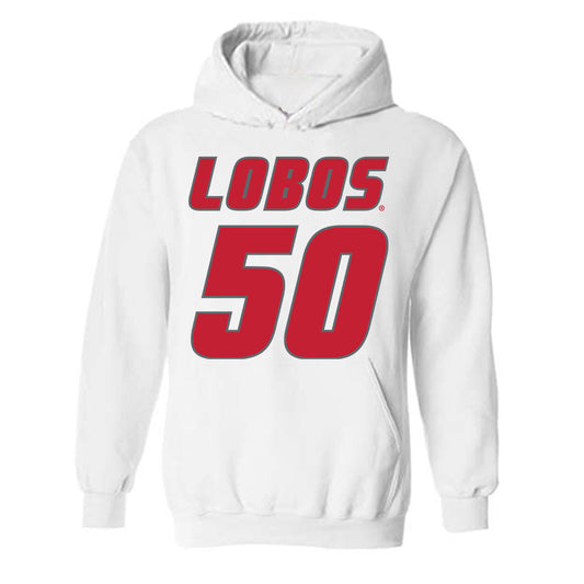 New Mexico - NCAA Football : Ricklan Holmes II - Classic Shersey Hooded Sweatshirt-0