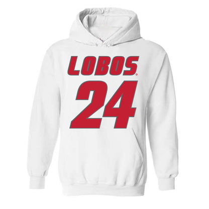 New Mexico - NCAA Football : Bear Levells - Classic Shersey Hooded Sweatshirt-0