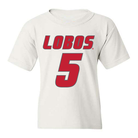 New Mexico - NCAA Football : Frankie Edwards III - Classic Shersey Youth T-Shirt-0