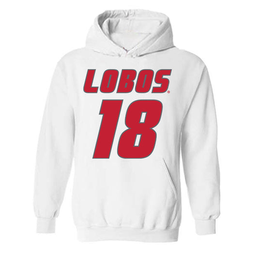 New Mexico - NCAA Football : Evan Wysong - Classic Shersey Hooded Sweatshirt-0