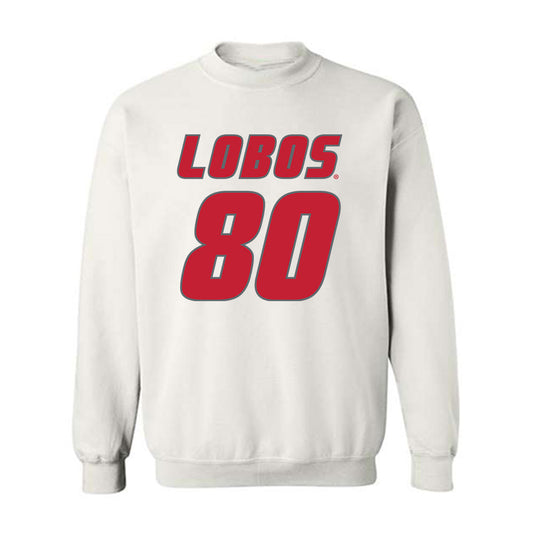 New Mexico - NCAA Football : Max Leeper - Classic Shersey Crewneck Sweatshirt-0