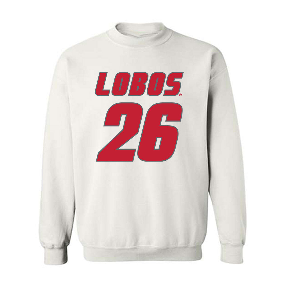 New Mexico - NCAA Football : KJ Cherry - Classic Shersey Crewneck Sweatshirt-0
