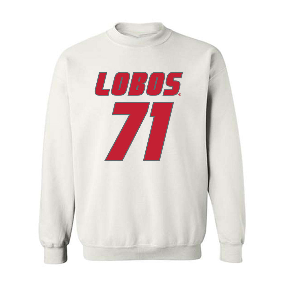 New Mexico - NCAA Football : Danzel Newell - Classic Shersey Crewneck Sweatshirt-0