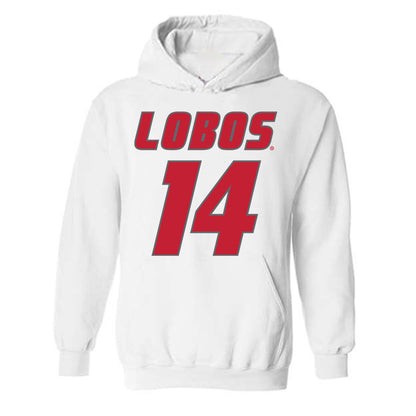New Mexico - NCAA Football : Melaki Gutierrez - Classic Shersey Hooded Sweatshirt-0