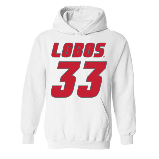 New Mexico - NCAA Football : Hayes Baum - Classic Shersey Hooded Sweatshirt-0