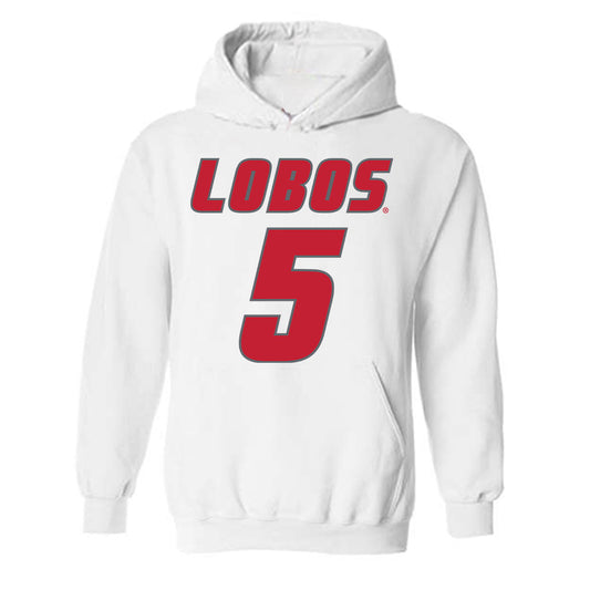 New Mexico - NCAA Football : Frankie Edwards III - Classic Shersey Hooded Sweatshirt-0