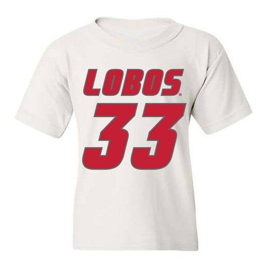 New Mexico - NCAA Football : Hayes Baum - Classic Shersey Youth T-Shirt-0