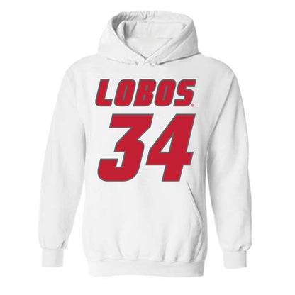 New Mexico - NCAA Football : Broden Schmidt - Classic Shersey Hooded Sweatshirt-0