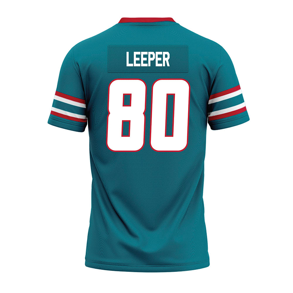 New Mexico - NCAA Football : Max Leeper - Premium Football Jersey-1