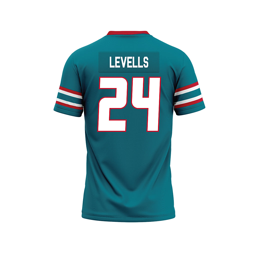 New Mexico - NCAA Football : Bear Levells - Premium Football Jersey-1