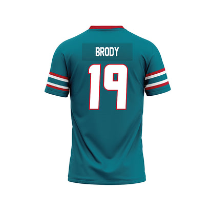 New Mexico - NCAA Football : Elijah Brody - Premium Football Jersey-1