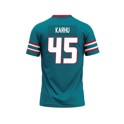 New Mexico - NCAA Football : Brett Karhu - Premium Football Jersey-1