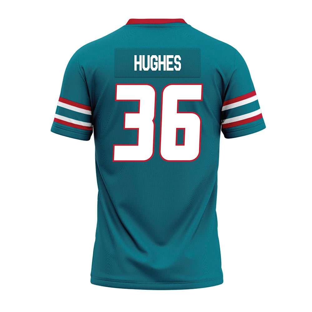 New Mexico - NCAA Football : Daniel Hughes - Premium Football Jersey-1