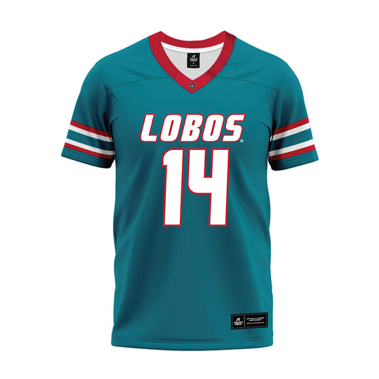 New Mexico - NCAA Football : Melaki Gutierrez - Premium Football Jersey-0