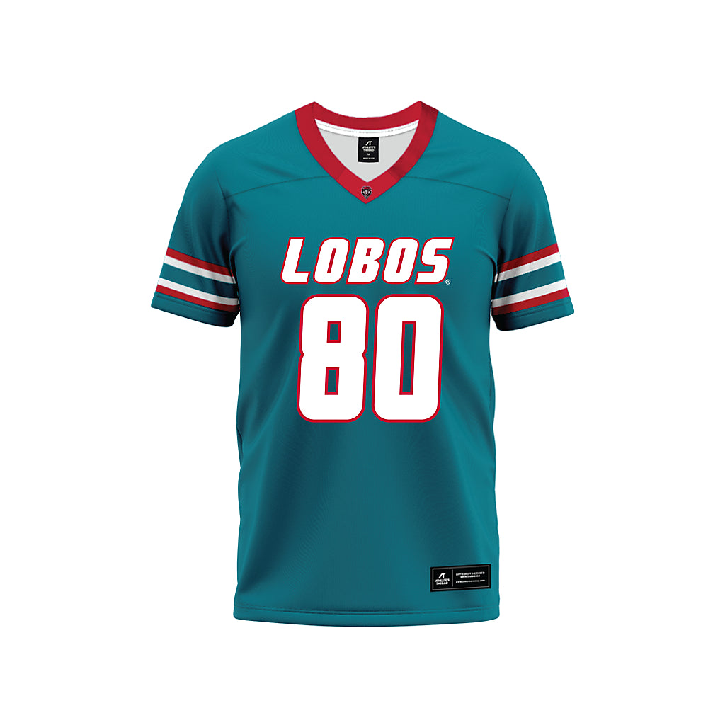 New Mexico - NCAA Football : Max Leeper - Premium Football Jersey-0