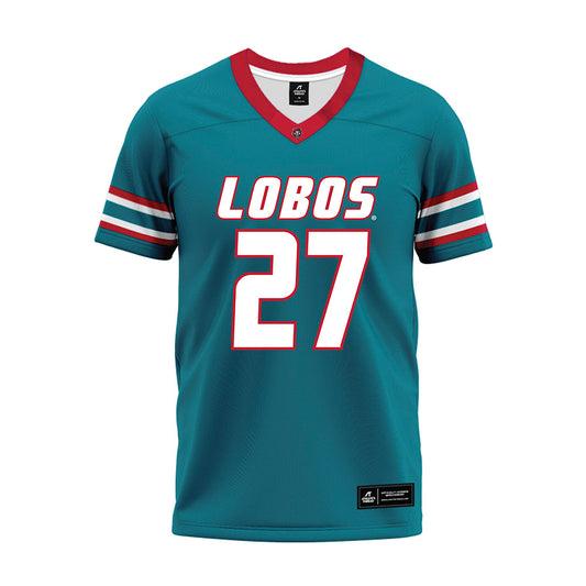 New Mexico - NCAA Football : Brannon Hampton - Premium Football Jersey-0