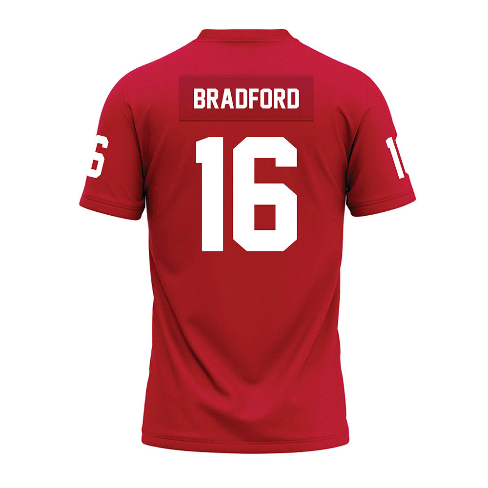 Ohio State - NCAA Football : Blaine Bradford - Red Premium Football Jersey-1