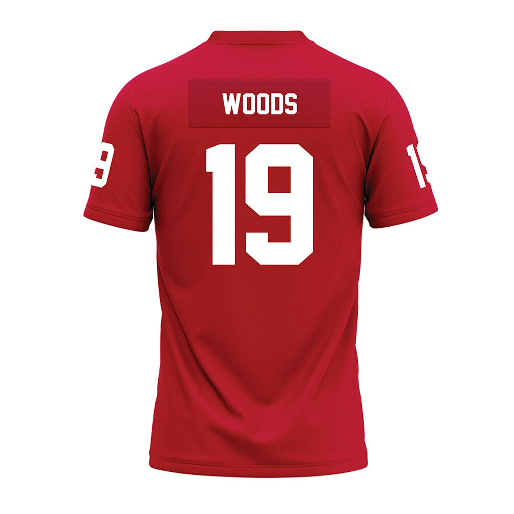 Ohio State - NCAA Football : Jordyn Woods - Red Premium Football Jersey-1