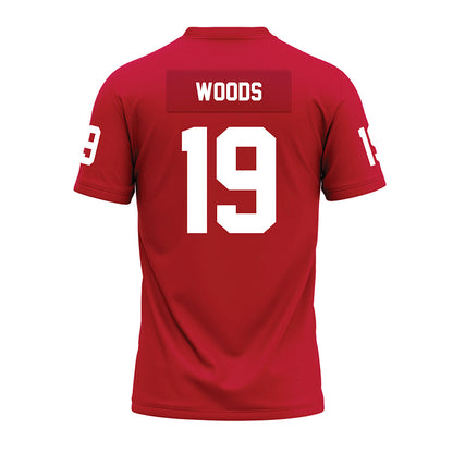 Ohio State - NCAA Football : Jordyn Woods - Red Premium Football Jersey-1