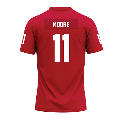 Ohio State - NCAA Football : Terry Moore - Red Premium Football Jersey-1