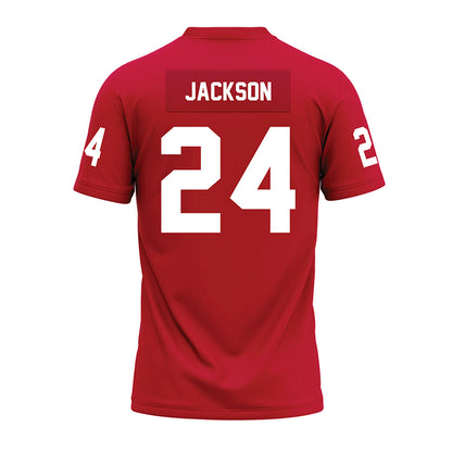 Ohio State - NCAA Football : Ja'Kobi Jackson - Red Premium Football Jersey-1