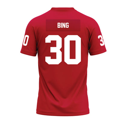 Ohio State - NCAA Football : Khmari Bing - Red Premium Football Jersey-1