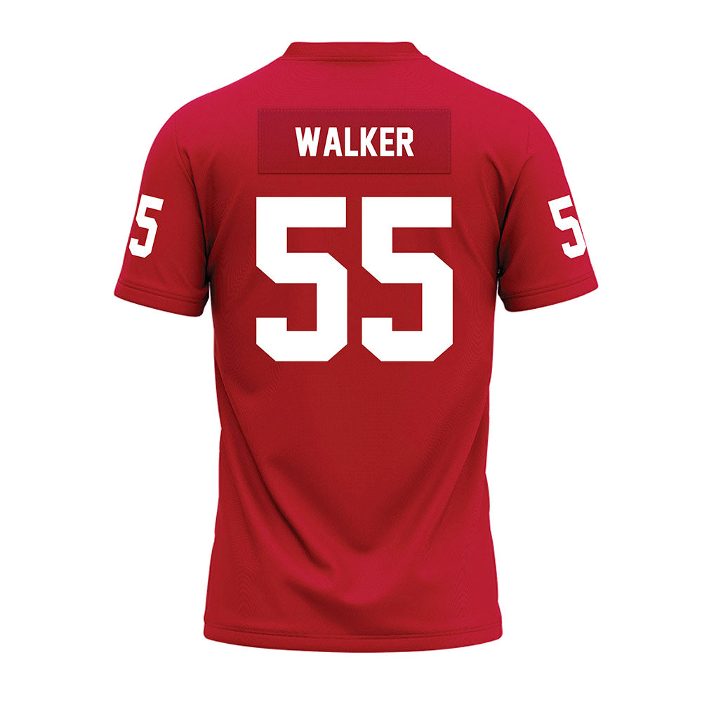 Ohio State - NCAA Football : John Walker - Red Premium Football Jersey-1