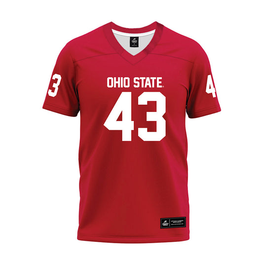 Ohio State - NCAA Football : Amar'e Miller - Red Premium Football Jersey-0