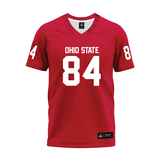 Ohio State - NCAA Football : Hunter Welcing - Red Premium Football Jersey-0