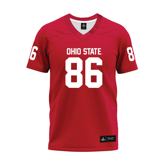 Ohio State - NCAA Football : Mason Williams - Red Premium Football Jersey-0