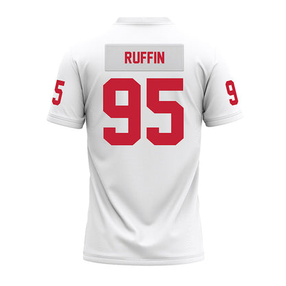 Ohio State - NCAA Football : Emanuel Ruffin - White Premium Football Jersey-1