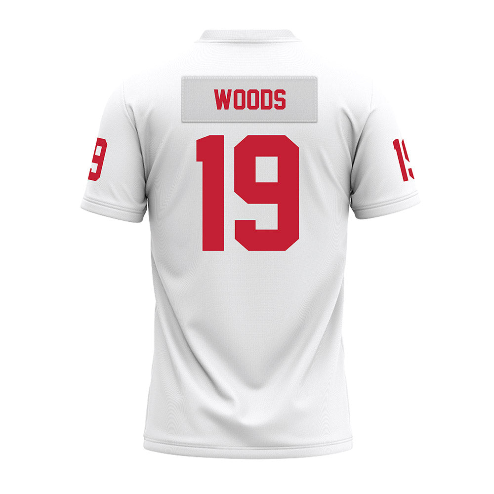 Ohio State - NCAA Football : Jordyn Woods - White Premium Football Jersey-1