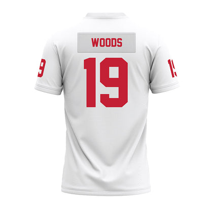 Ohio State - NCAA Football : Jordyn Woods - White Premium Football Jersey-1