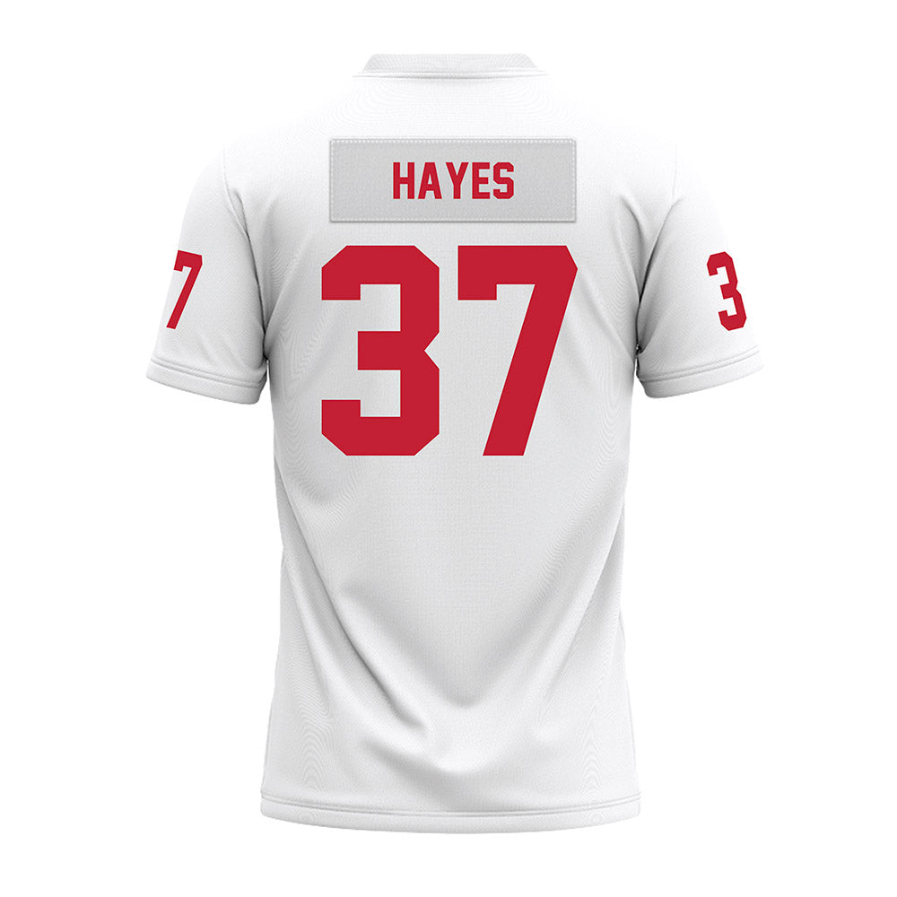 Ohio State - NCAA Football : Zach Hayes - White Premium Football Jersey-1