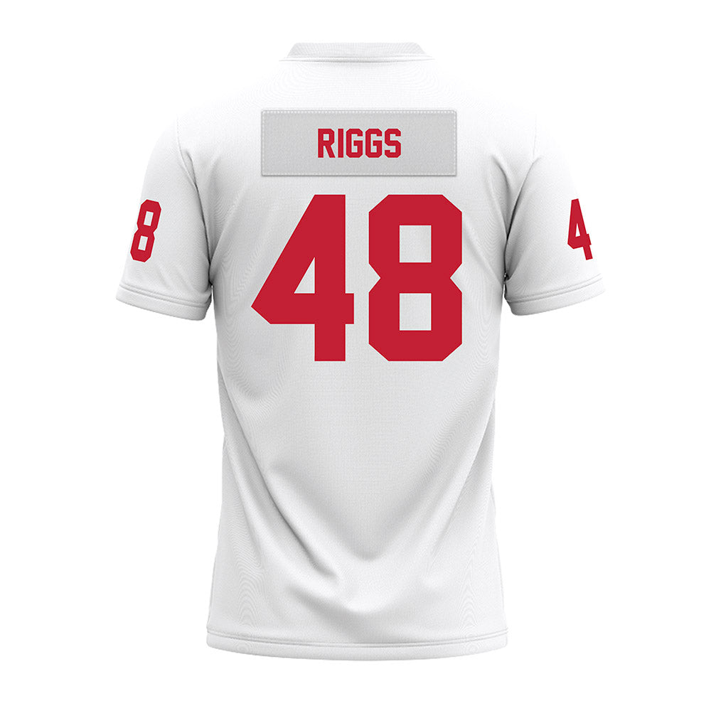Ohio State - NCAA Football : Dalton Riggs - White Premium Football Jersey-1