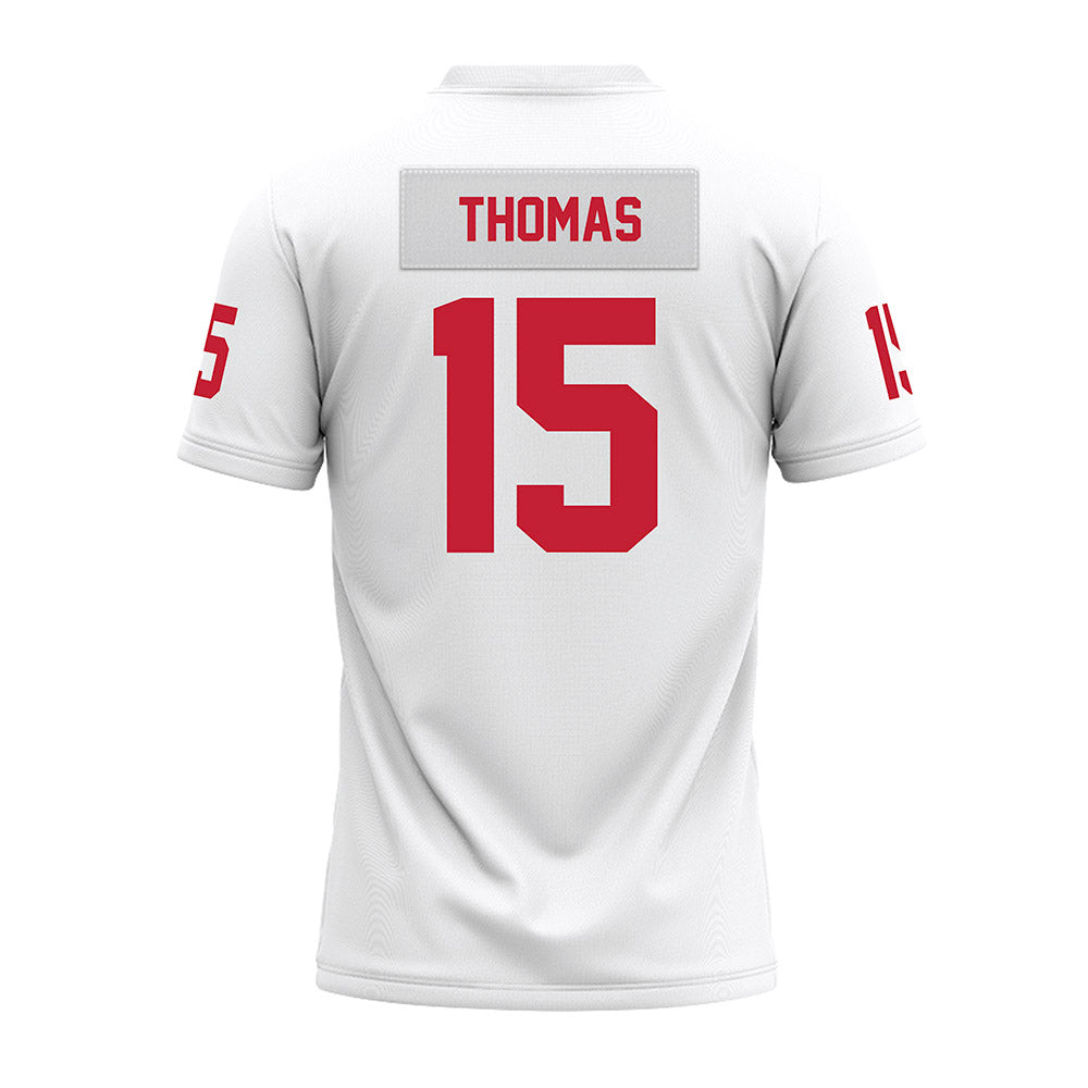 Ohio State - NCAA Football : Jordan Thomas - White Premium Football Jersey-1