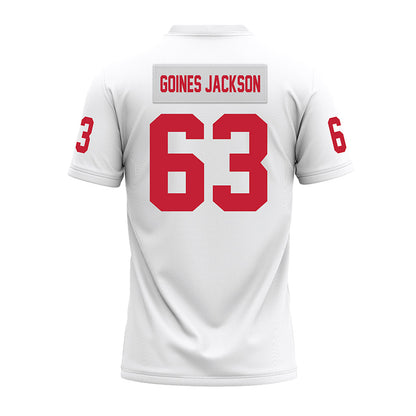 Ohio State - NCAA Football : Julian GOINES Jackson - White Premium Football Jersey-1