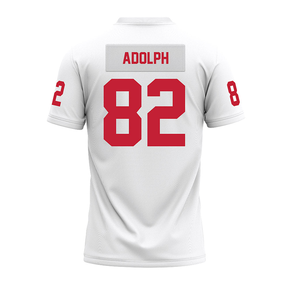 Ohio State - NCAA Football : David Adolph - White Premium Football Jersey-1