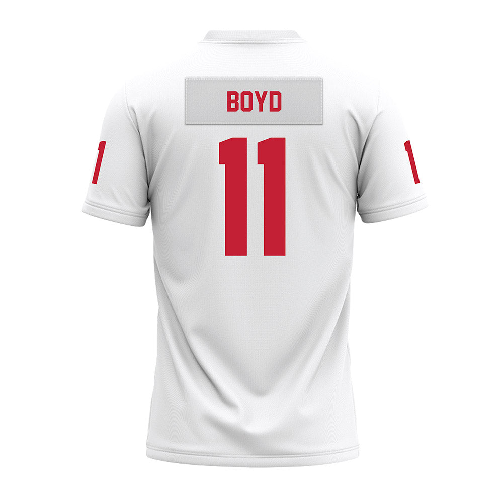 Ohio State - NCAA Football : Brock Boyd - White Premium Football Jersey-1