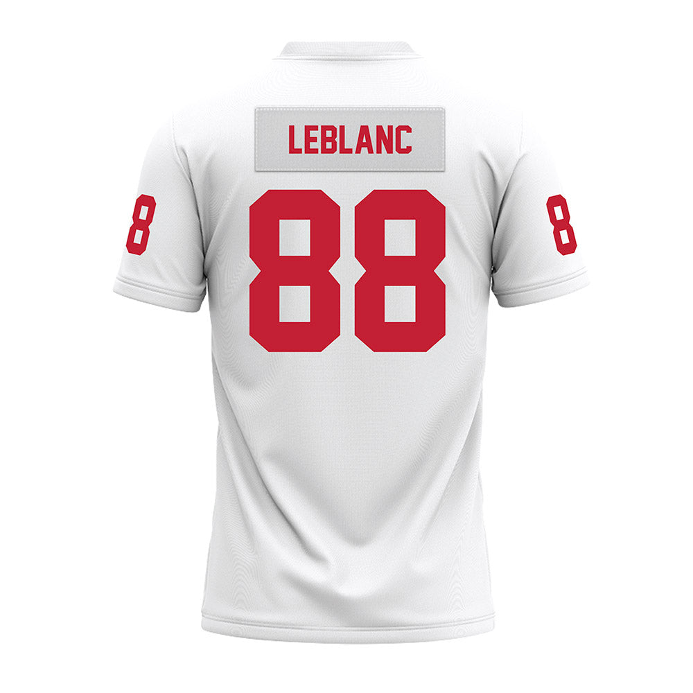 Ohio State - NCAA Football : Max LeBlanc - White Premium Football Jersey-1