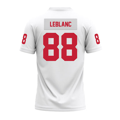Ohio State - NCAA Football : Max LeBlanc - White Premium Football Jersey-1